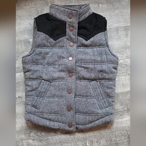 Ci Sono Gray and Black Women's Vest